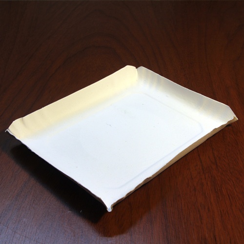 Bandejas Rectangulares Cartón blanco - Standard