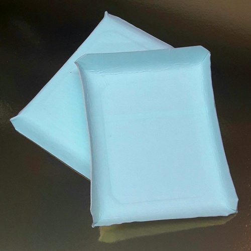 Bandejas Rectangulares Cartón con papel ambos lados verde - Standard