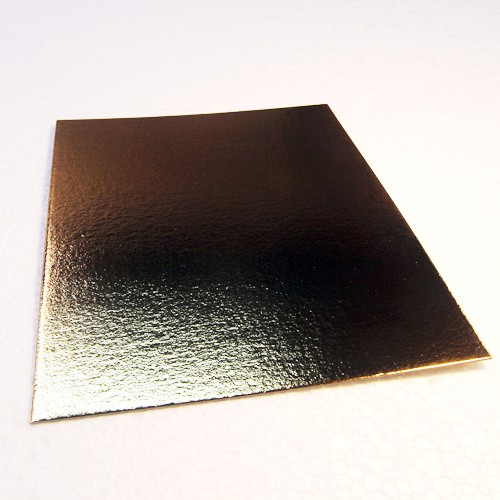 Bases de carton laminados con poliester oro -Rectangular